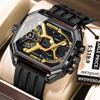 POEDAGAR Top Luxury Men Clock LED Calendar Week Luminous Man Wristwatch Electronic Rectangle Silicone Strap Quartz Men's Watches 50% OFF Add to cart now and claim your discount!