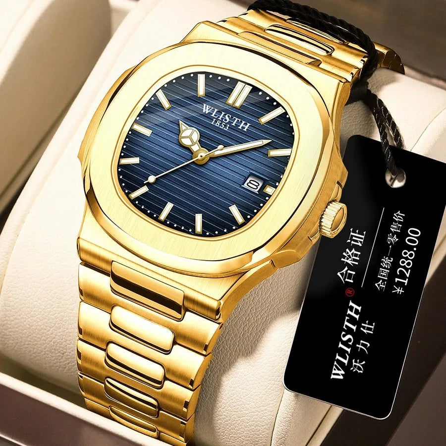 Luxury Stainless Steel Men’s Watch – Waterproof Quartz Business & Sport Wrist watch 50% OFF Add to cart now and claim your discount!
