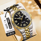 2026 Luxury Gold & Silver Men’s Watch – Waterproof Stainless Steel | Elegant Business Style 50% OFF Add to cart now and claim your discount!