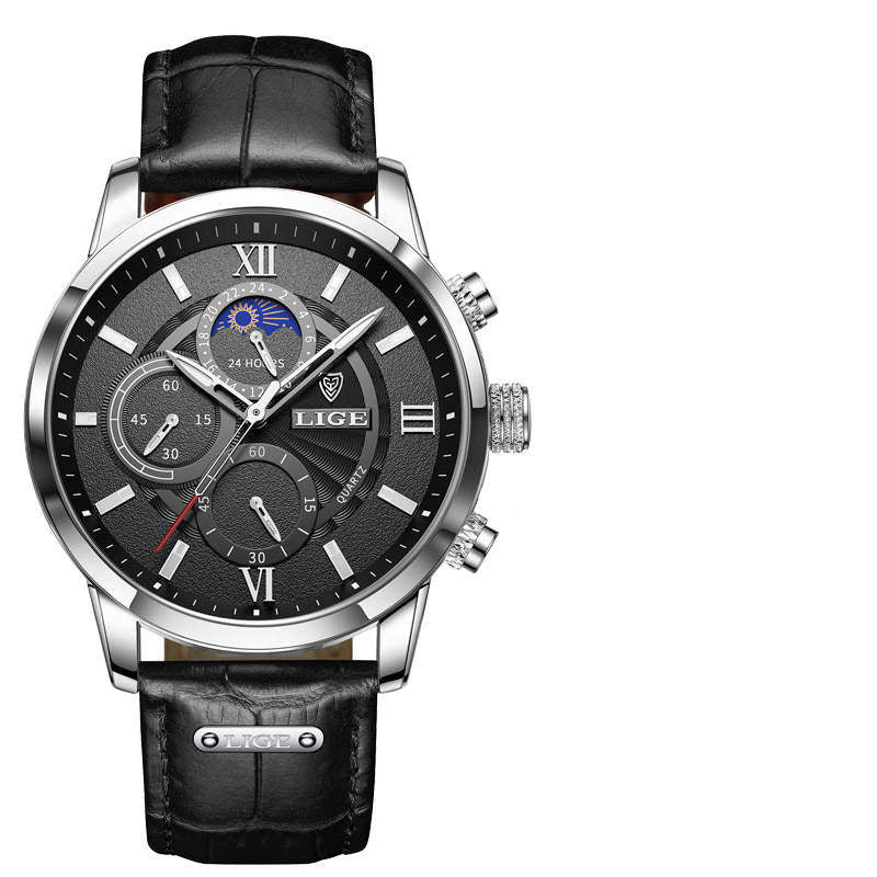 Luxury Leather Men Watch – Elegant & Waterproof Business Style ⌚🔥50% OFF Add to cart now and claim your discount!
