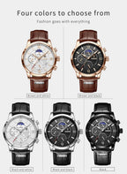 Luxury Leather Men Watch – Elegant & Waterproof Business Style ⌚🔥50% OFF Add to cart now and claim your discount!