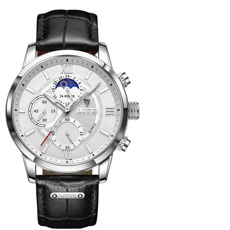 Luxury Leather Men Watch – Elegant & Waterproof Business Style ⌚🔥50% OFF Add to cart now and claim your discount!