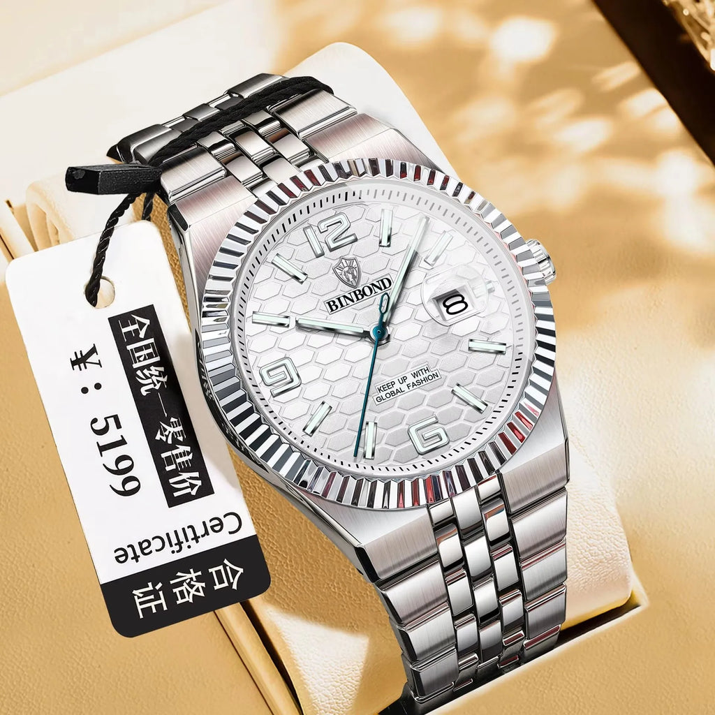 2026 Luxury Gold & Silver Men’s Watch – Waterproof Stainless Steel | Elegant Business Style 50% OFF Add to cart now and claim your discount!