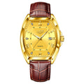 LIGE Men Watch Rectangle Leather Wristwatch Casual Males Quartz Business 50% OFF Add to cart now and claim your discount!